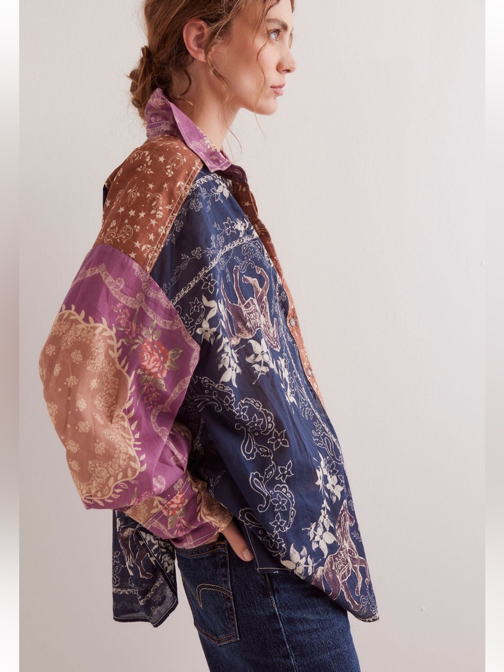 We the free flower patch top